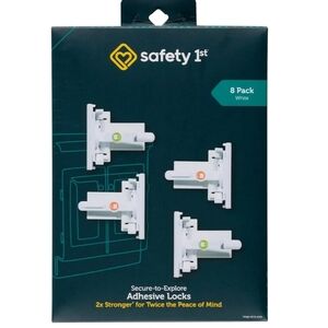 Safety 1st Secure To Explore Adhesive Cabinet Locks 8pk